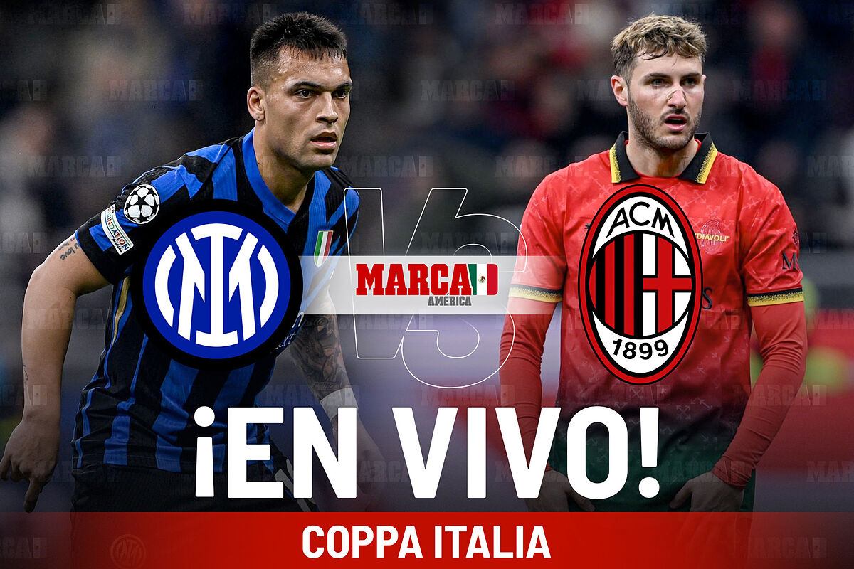 Cómo quedó Inter vs AC Milan? Cronología y resultado de Santi Giménez en  Semifinal Copa Italia 2025, image size:1200x800