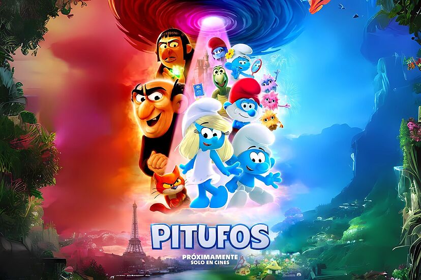 de la pelicula de los pitufos pitufina fotos grandes
