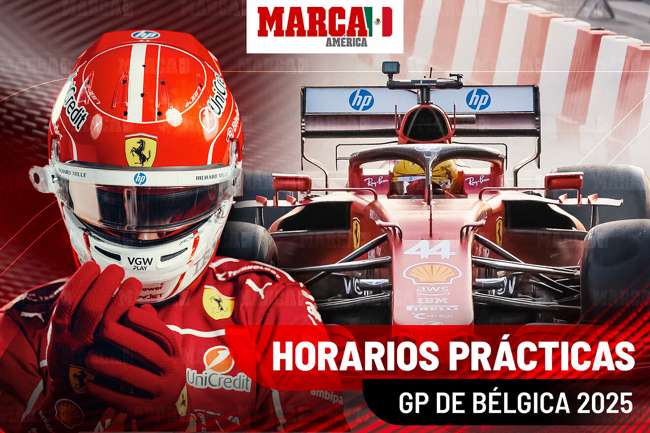 Prácticas Libres F1 hoy: horarios GP Bélgica 2025 y dónde ver la Fórmula 1 en México